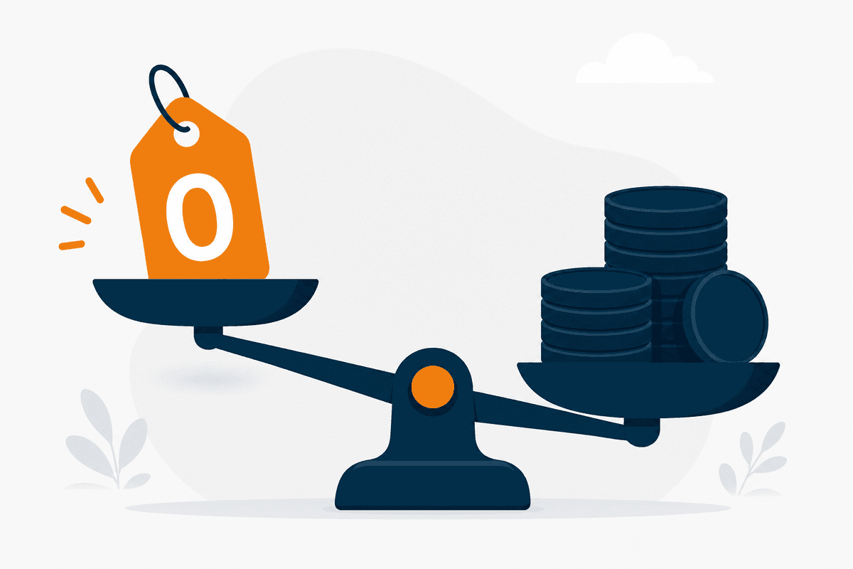 Comparaison de tarif : plan gratuit TASHY vs coût élevé Praxedo