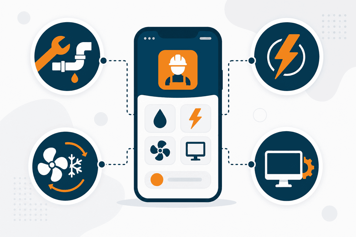Couverture multi-métier TASHY dans une seule application